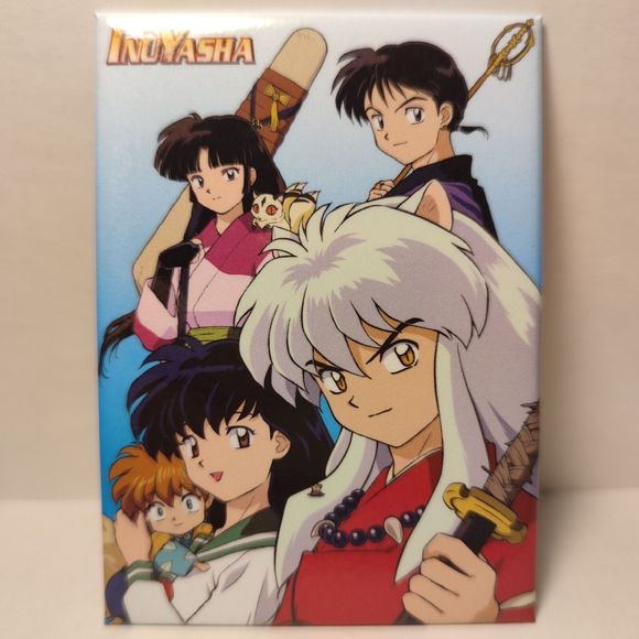 Inuyasha Group Fridge Magnet Made In USA Official Anime Collectible Decor - Picture 1 of 2